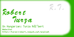 robert turza business card